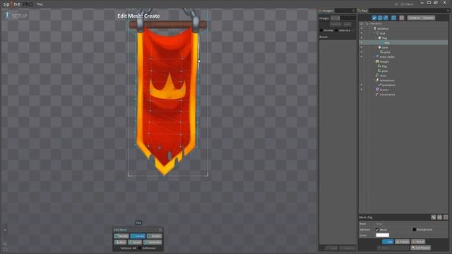 Изучаем Spine || Сетка в Spine