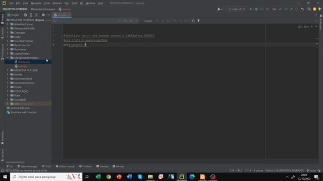 MANIPULANDO IMAGENS COM OPENCV - PYTHON - 01 смотреть онлайн