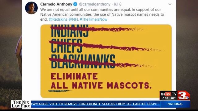 Local Native Americans react to Washington 'Redskins' changing its name смотреть онлайн