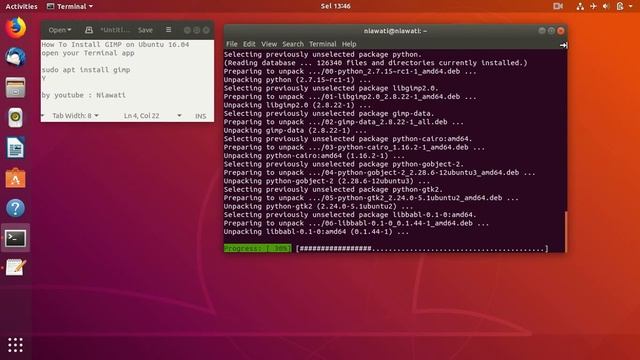 How To Install GIMP in Ubuntu 18.04 Bionic смотреть онлайн