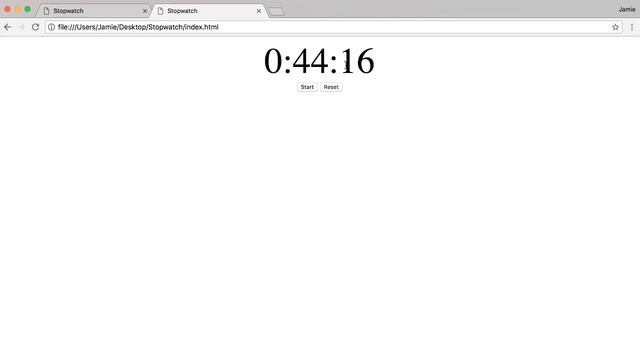 Create a Stopwatch using HTML, CSS, and JavaScript смотреть онлайн
