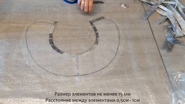 Валяние воротника из префельта смотреть онлайн