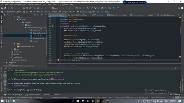 Room Database persistence Library Intermidate. смотреть онлайн