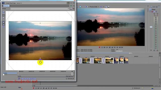 Урок 6. Создание слайд шоу в Sony Vegas. смотреть онлайн