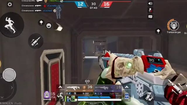 Probando la skin Legendaria de la Carabina R-301 (Apex Legends Mobile) смотреть онлайн