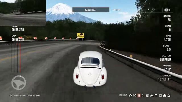 Forza Motorsport 4 - VW Beetle '63 Fujimi Kaido Run смотреть онлайн