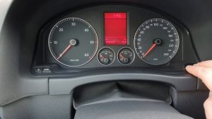 VW Гольф 5  - Сброс сервиса