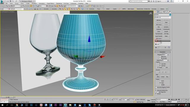 Модификатор Lathe в 3Ds Max | Создание балясины. смотреть онлайн