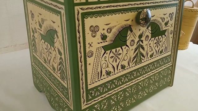 Хлебница деревянная. Декор Севера # 40 смотреть онлайн