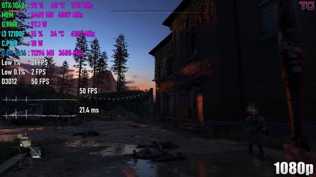 Dying Light 2 : GTX 1060 + i3 12100F l 1080p l 1440p смотреть онлайн