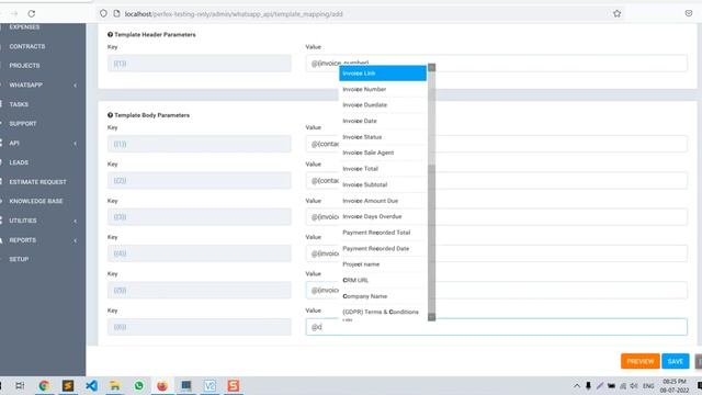 WhatApp Cloud API Business Integration Module for Pefex CRM - Template mapping, Merge fields & Test смотреть онлайн