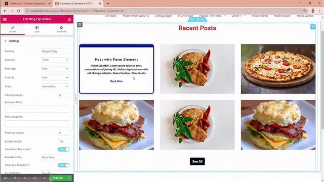 Blog Flip Elementor Widget. WordPress Elementor Addons. Elementor Bootstrap Components. смотреть онлайн