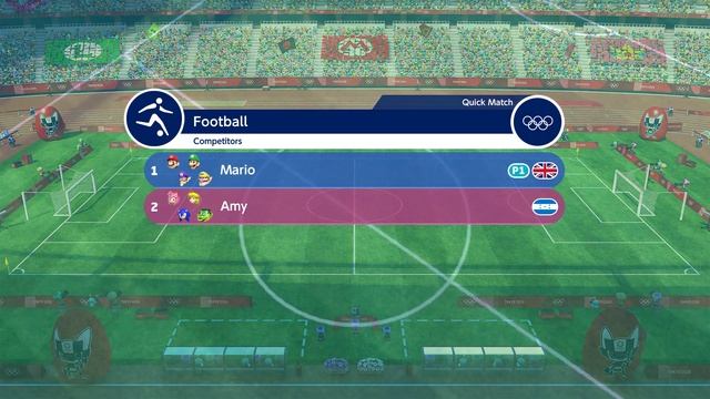 Mario & Sonic at the Tokyo 2020 Olympic Games - Football - Team Mario VS Team Sonic смотреть онлайн