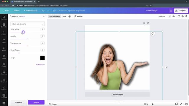 Cómo poner SOMBRA a una Imagen en Canva ▶ TUTORIAL CANVA смотреть онлайн