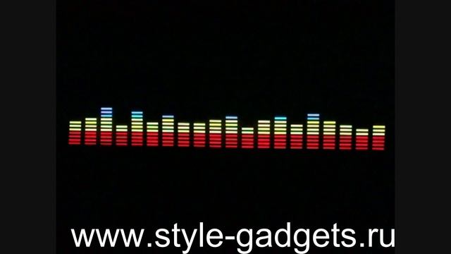 Эквалайзер на заднее стекло мультицвет. смотреть онлайн