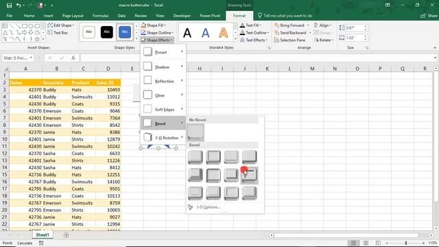 How to Make a Macro Button in Excel - Tutorial смотреть онлайн