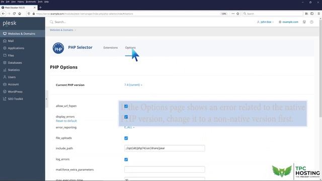 How to Increase PHP's upload max filesize value using CloudLinux Selector in Plesk TPC Hosting смотреть онлайн