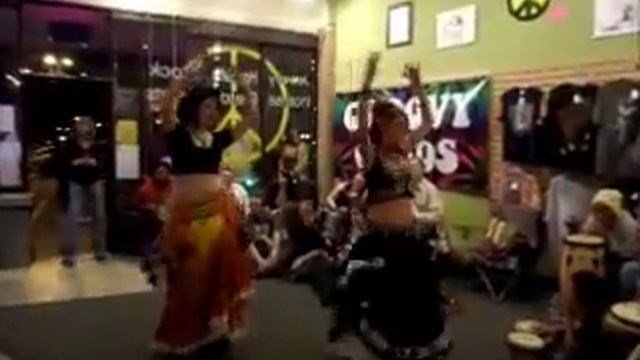 Wild Sky Tribal at Groovy Goods Drum Circle 1/4/14 смотреть онлайн