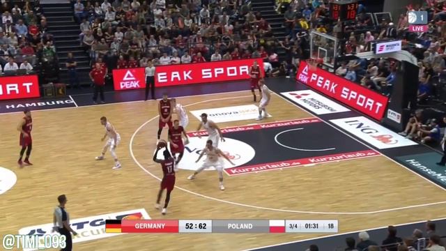 Daniel Theis Germany NT Highlights vs Poland (17 pts, 4 reb, 3 blk) смотреть онлайн