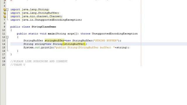 Java Programming Tutorial -String Class-12- public String(St смотреть онлайн
