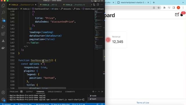 Build Admin Dashboard App using React and Ant Design with Sidebar, Statistics Cards, Chart & Tables смотреть онлайн