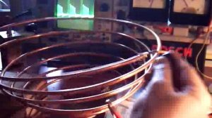 Ток на индукторе от положения провода