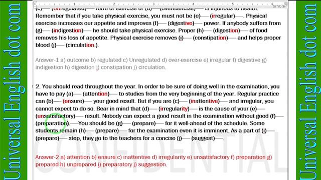 Suffixes and Prefixes with exercises and answers (for classes 8,9,10,SSC and HSC Examinees) смотреть онлайн
