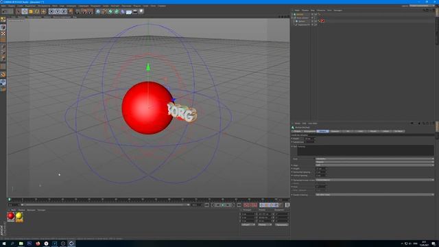 Как сделать простую анимацию в Cinema 4D? смотреть онлайн