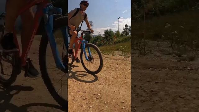 на велосипеде в горах по B-One#rosakhutor #bike #горы #trip смотреть онлайн