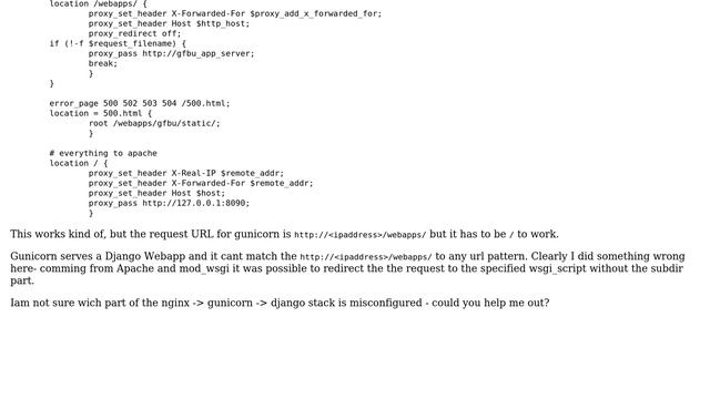 Running Nginx as reverse proxy for gunicorn and apache2 смотреть онлайн
