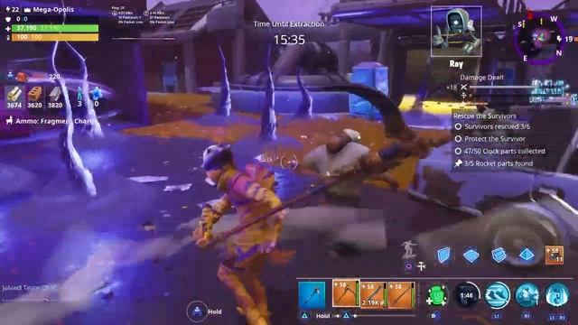 [PS4] Fortnite STW: Season 9: "Beyond The Stellar Horizon" Grind смотреть онлайн