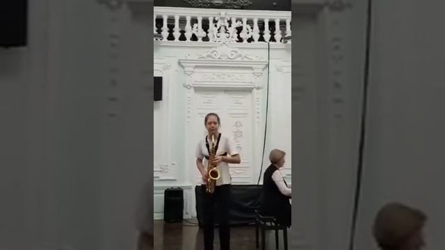Анастасия Плискина, г. Ставрополь, 15 лет. П. Крестон 3 ч. "Соната" для саксофона и фортепиано смотреть онлайн