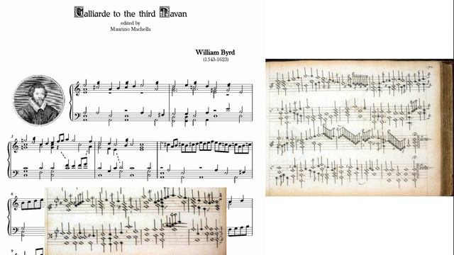 W.Byrd (1543-1629) Galliard to the Third Pavan: Ms. "My Ladye Nevells Booke" - The British Library смотреть онлайн