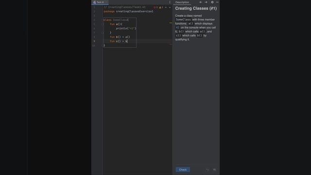 Kotlin - Creating Class смотреть онлайн