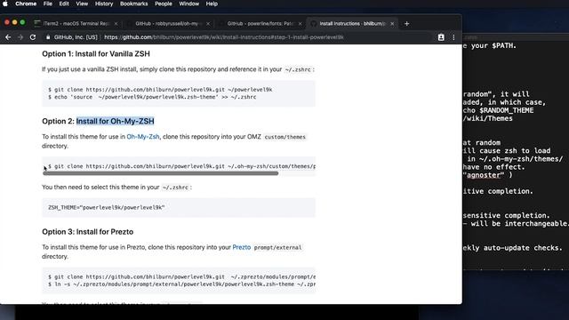 How to setup a local dev environment tutorial 3 - Install and customise iTerm with Zsh смотреть онлайн