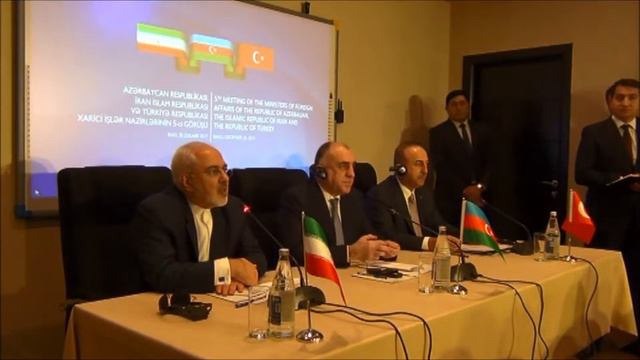 Fifth Trilateral Meeting of the FM's of Azerbaijan, Iran and Turkey смотреть онлайн