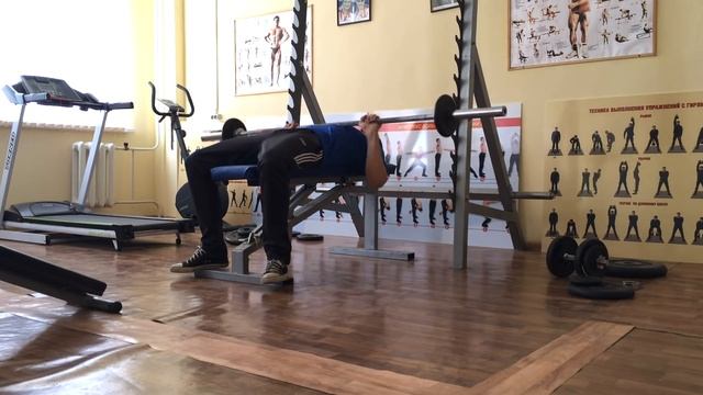 Жим лёжа, 30 кг, на 2222раза. Антон Ашихин. смотреть онлайн