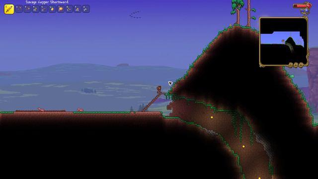 Terraria: How to make a Staircase using Wooden Platform смотреть онлайн