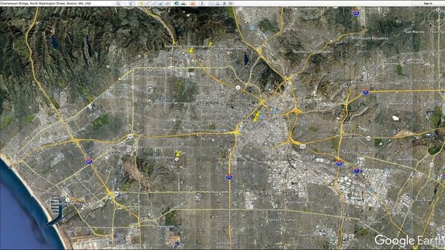 Elizabeth Short (The Black Dahlia) locations from Google Earth. смотреть онлайн