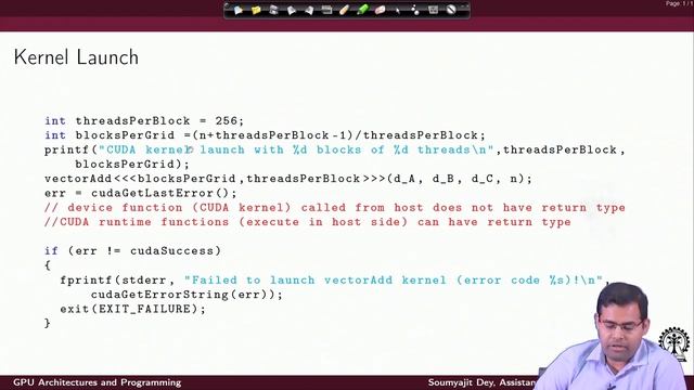 Lecture 09: Intro to CUDA programming смотреть онлайн