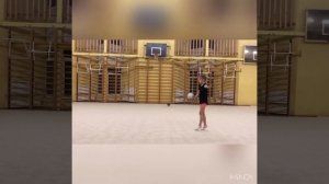 Простые мастерства (AD) с мячом. Художественная гимнастика.