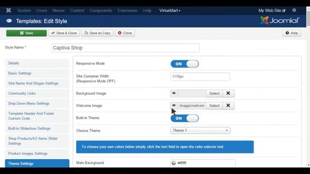 Captiva Joomla Template For Virtuemart смотреть онлайн
