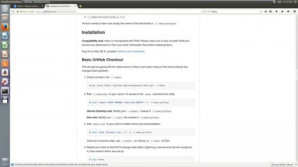 Ruby on Rails установка на Ubuntu.