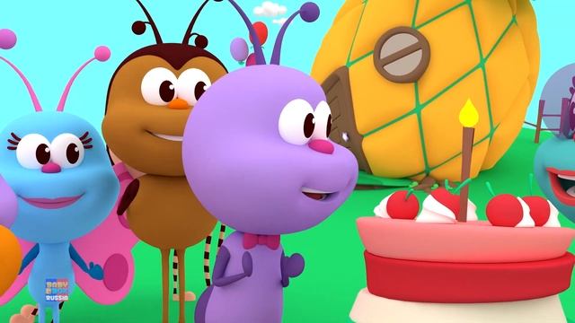 Бабочка летает детсадовская музыка и русский потешки для детей от Bichikids