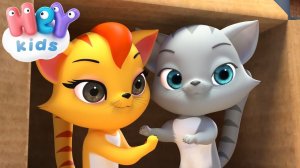 Tomocat e un bel gattone Canzoni e cartoni animati per bambini | HeyKids