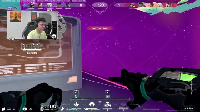 LIQUID NATS PRO VIPER PEARL VALORANT RANKED GAMEPLAY [Full Match VOD] смотреть онлайн
