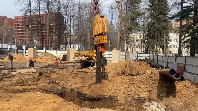 ПОГРУЖЕНИЕ ТРУБЫ 273мм длина 12м. ШПУНТОВОЕ ОГРАЖДЕНИЕ КОТЛОВАНА. ШПУНТЕКС +7(495)960-5017 смотреть онлайн