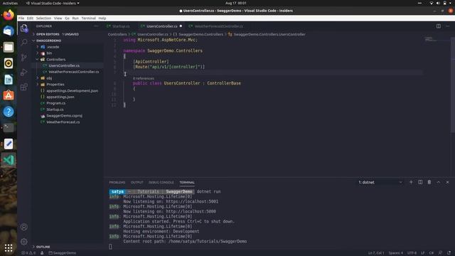 Integrate Swagger into Dotnet Core Web API In 10 Minutes. смотреть онлайн