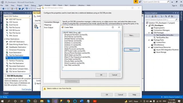 How to remove double quotes from CSV file using SSIS and SSMS || ETL Developers смотреть онлайн