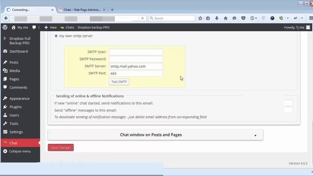 How to send online-chat notification to the email via SMTP смотреть онлайн